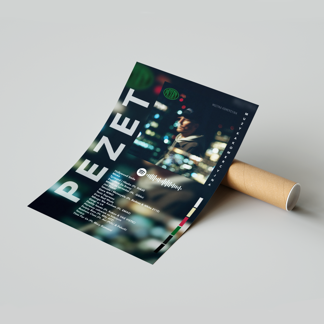 Plakat Pezet Muzyka Komercyjna