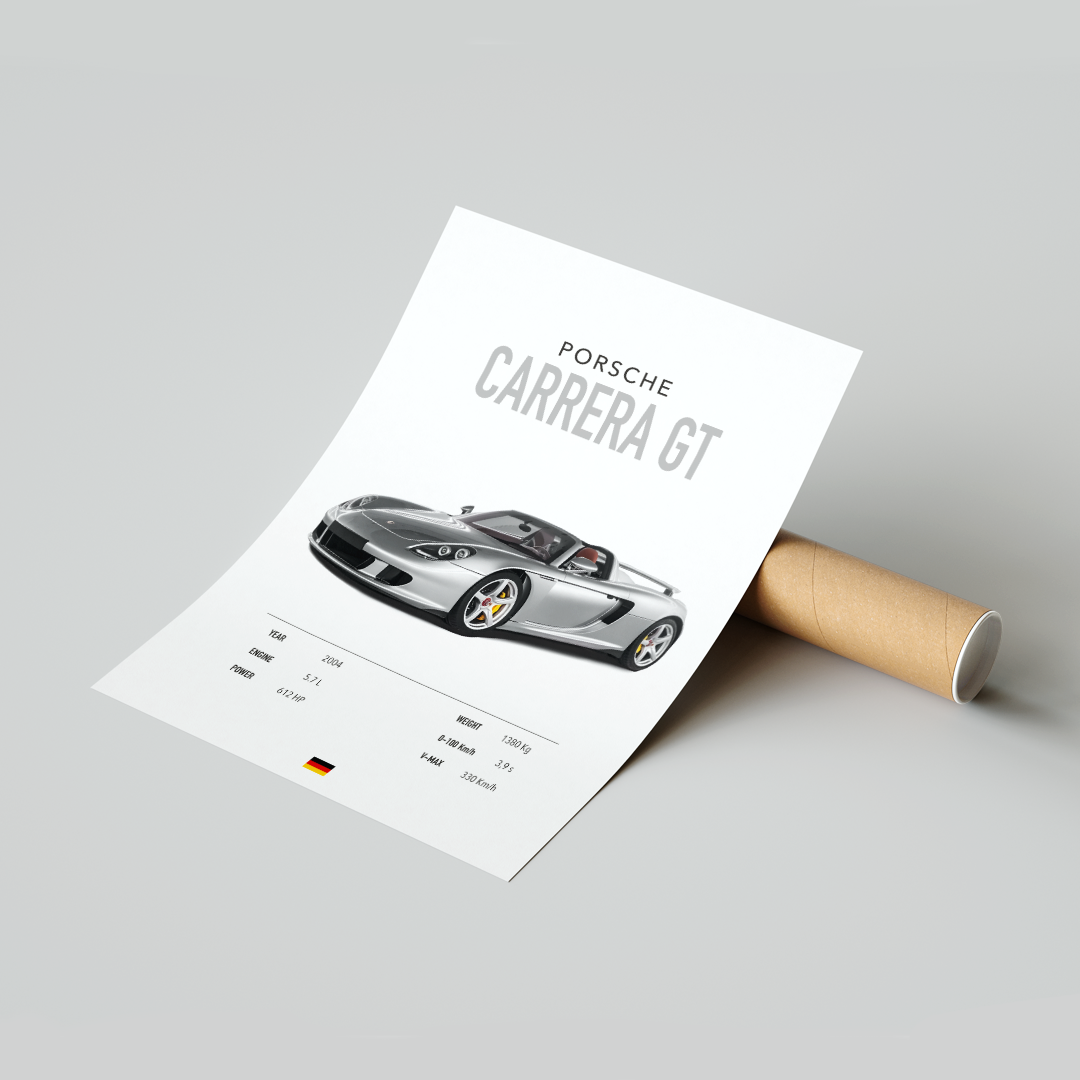 Plakat Porsche Carrera GT