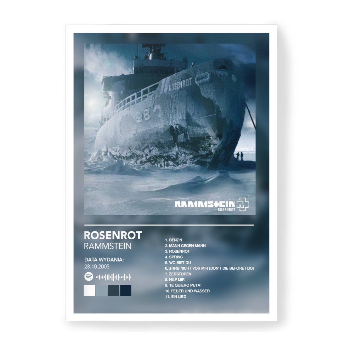 Plakat Rammstein Rosenrot