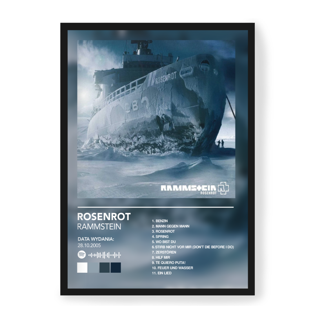 Plakat Rammstein Rosenrot