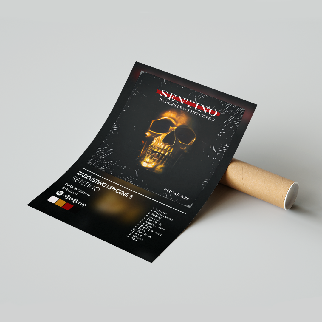 Plakat Sentino Zabójstwo Liryczne 3