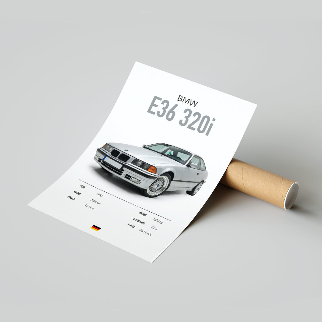 Plakat BMW E36