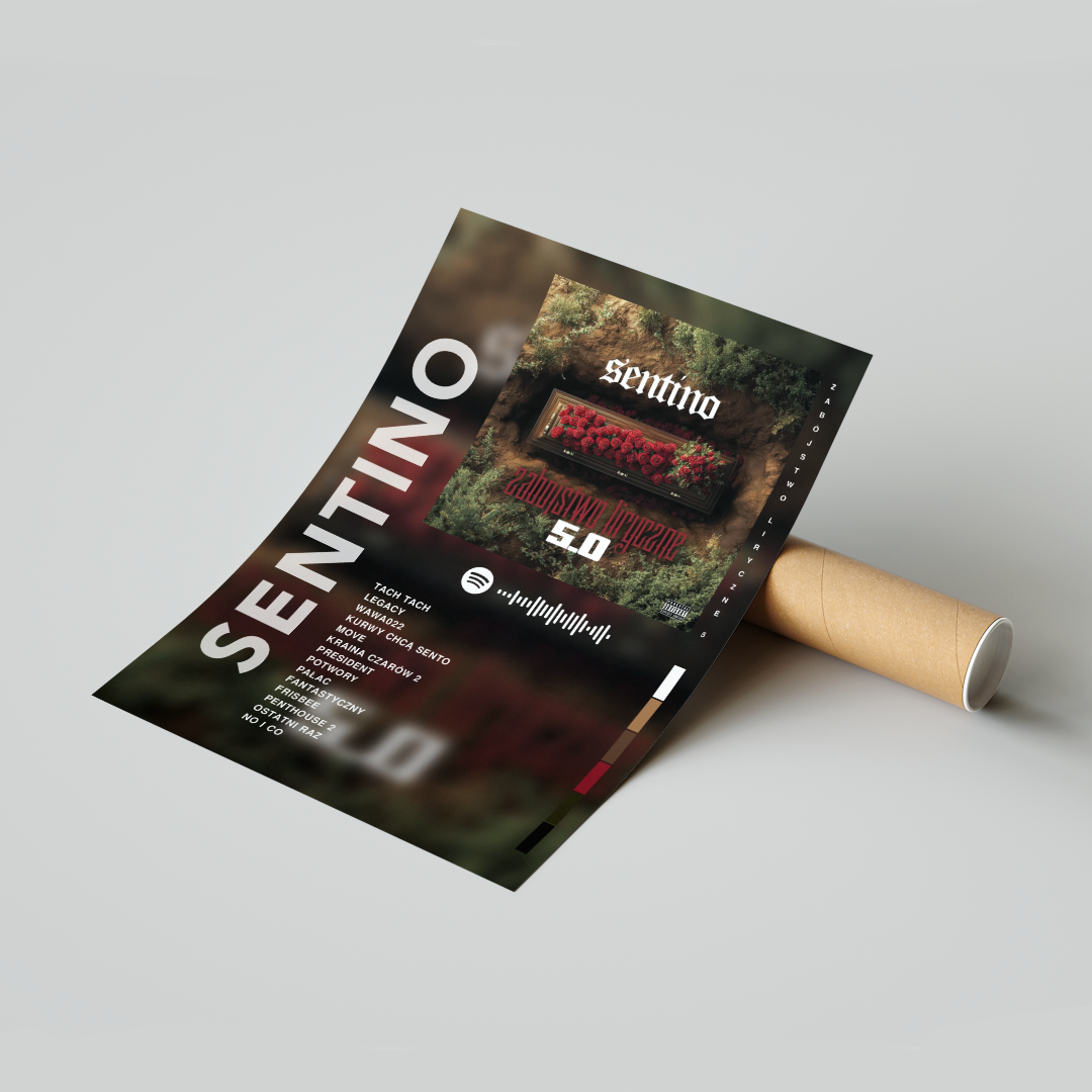 Plakat Sentino Zabójstwo Liryczne 5