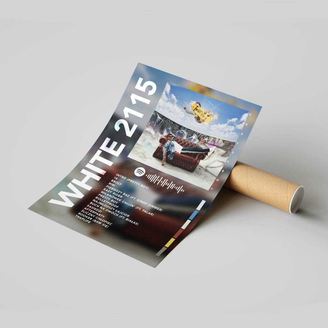 Plakat White 2115 Pretty Boy