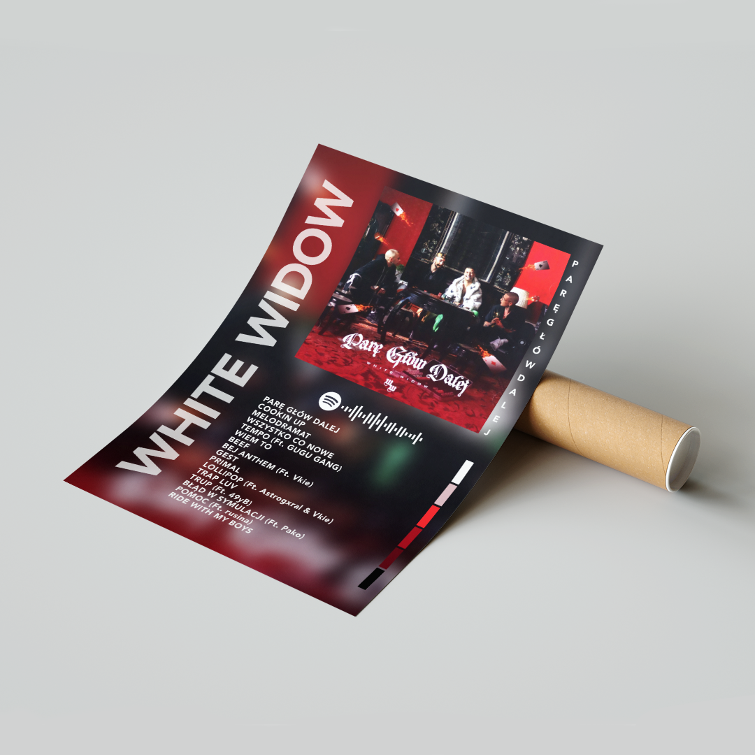 Plakat White Widow Parę Głów Dalej