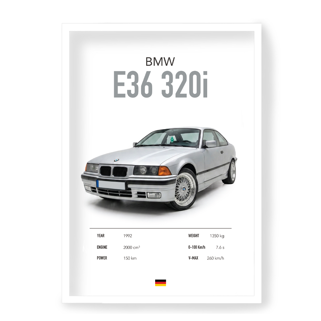 Plakat BMW E36