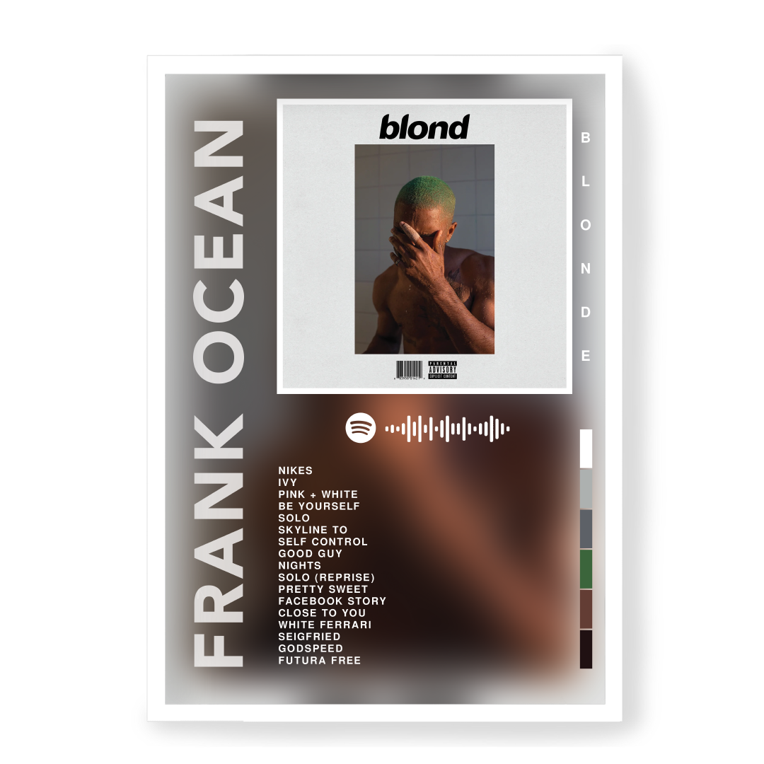 Plakat Frank Ocean Blonde