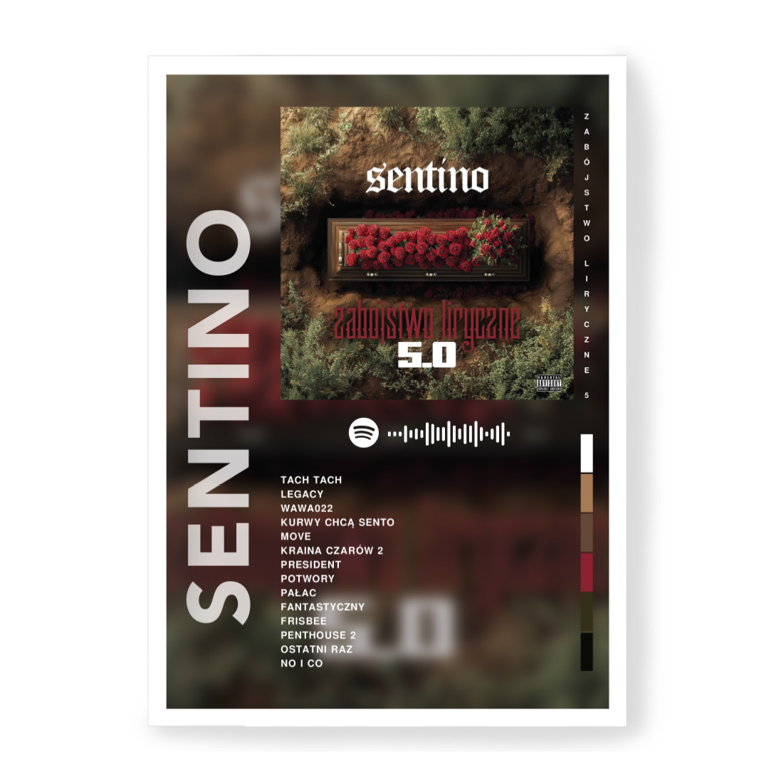 Plakat Sentino Zabójstwo Liryczne 5