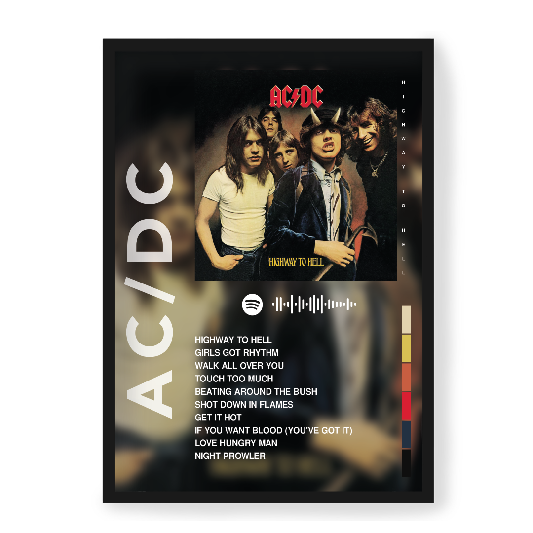 Plakat AC/DC Highway To Hell