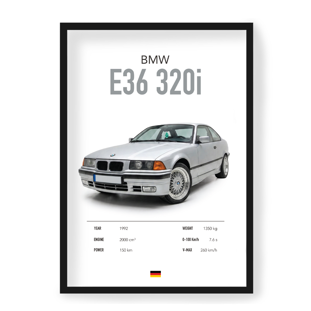 Plakat BMW E36