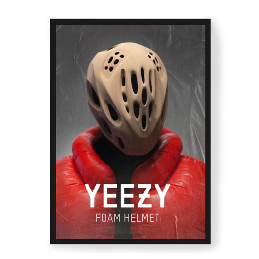 Plakat Yeezy Foam Helmet