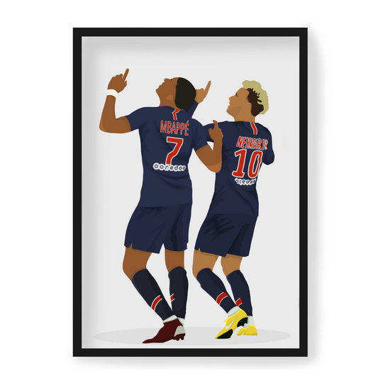 Plakat Mbappe & Neymar
