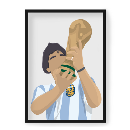 Plakat Maradona