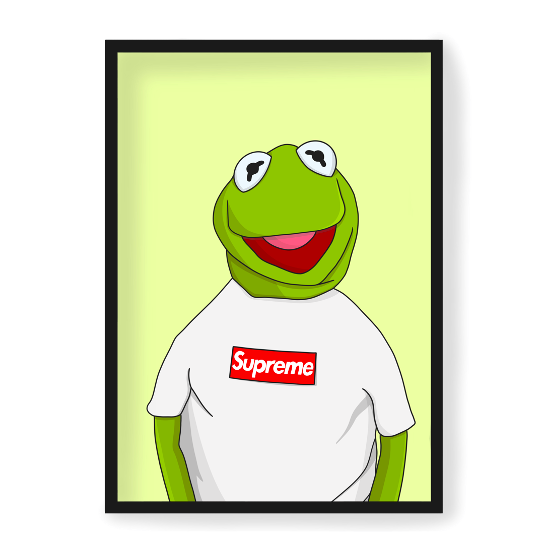 Plakat SUPREME Kermit