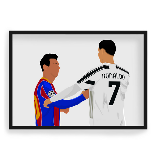 Image of Messi &amp; Ronaldo