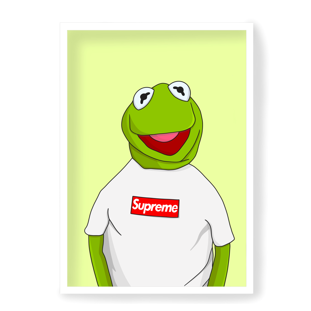 Plakat SUPREME Kermit