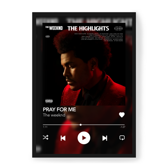 Plakat The Weeknd Pray For Me