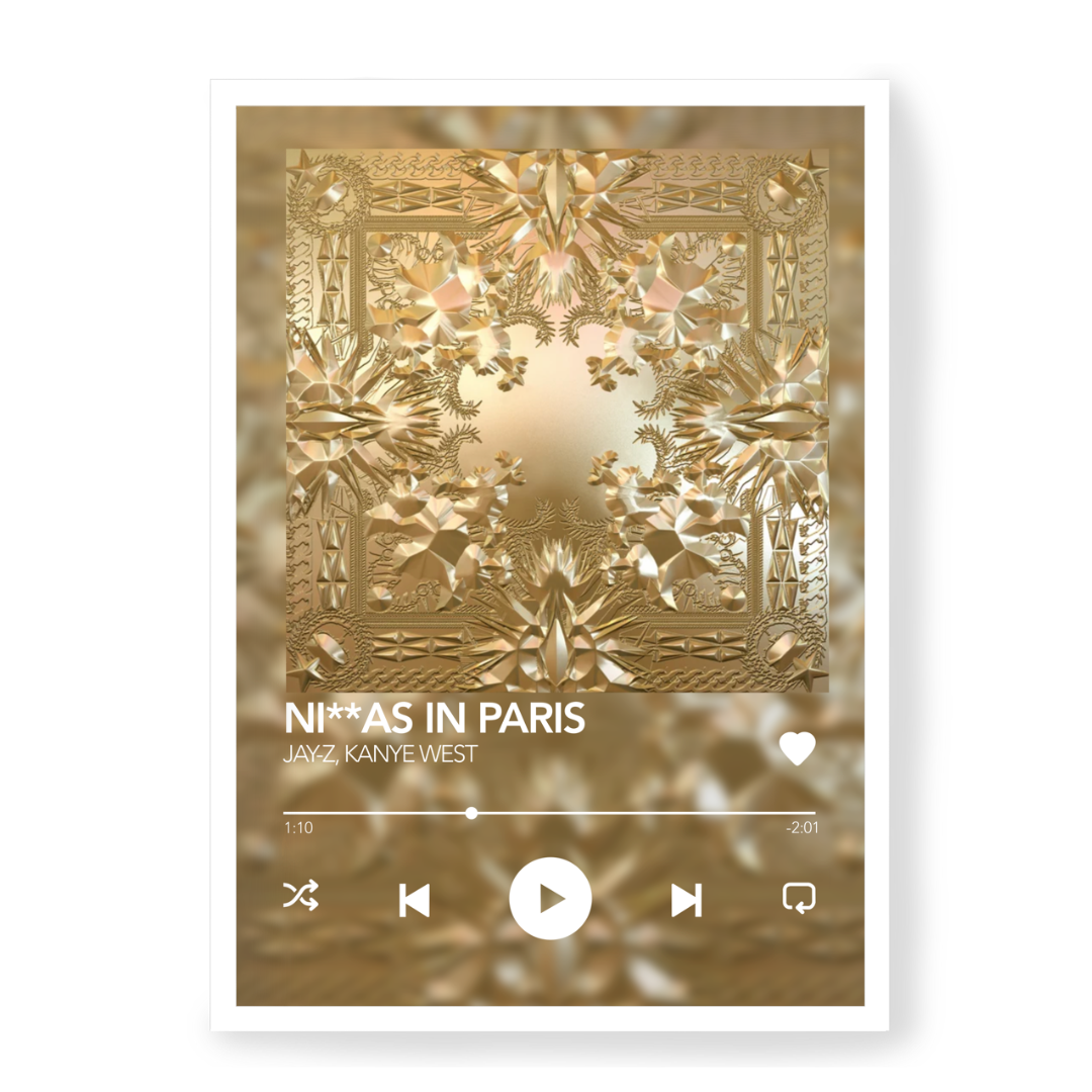 Image of Kanye West Ni**as In Paris