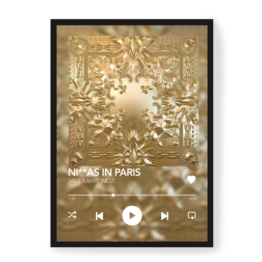 Plakat Kanye West Ni**as In Paris