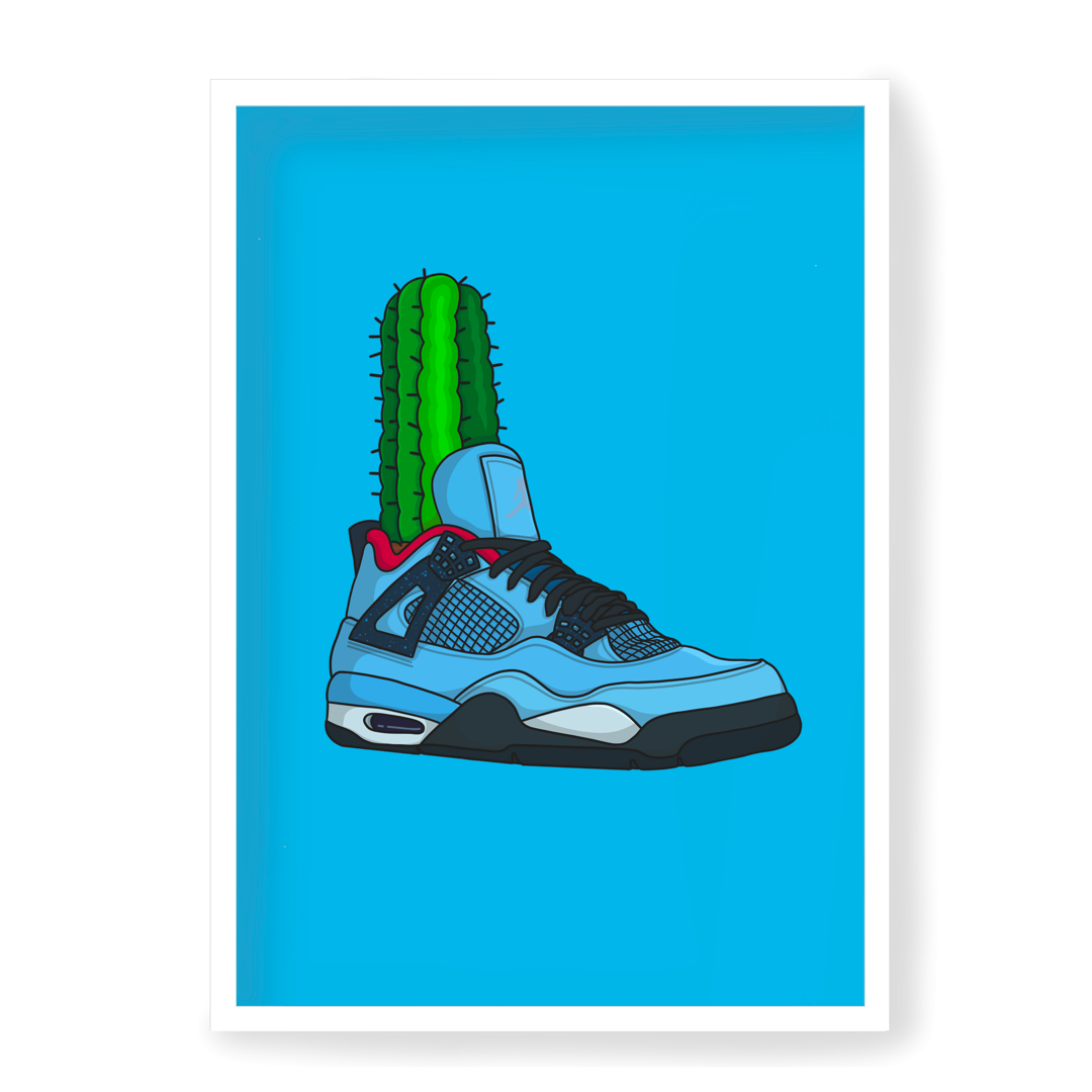 Poster Jordan 1 Cactus Jack Travis Scott (30x40 cm)