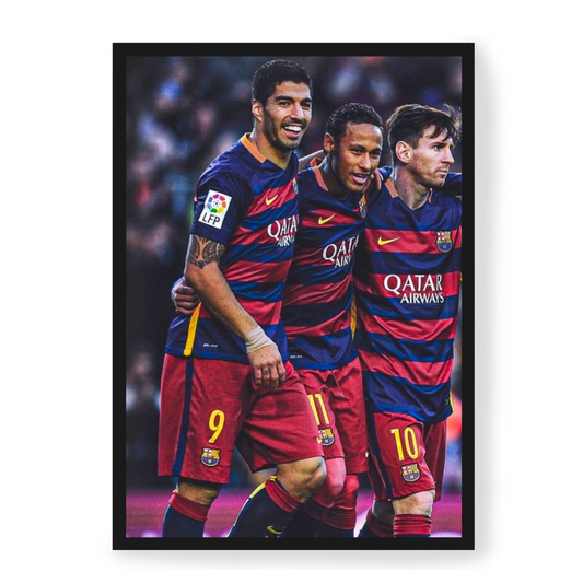 Plakat Messi & Neymar & Suarez