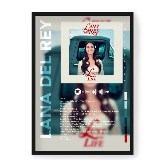 Plakat Lana Del Rey Lust Of Life