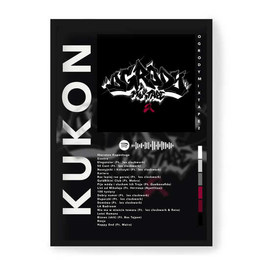 Plakat Kukon Ogrody Mixtape 2