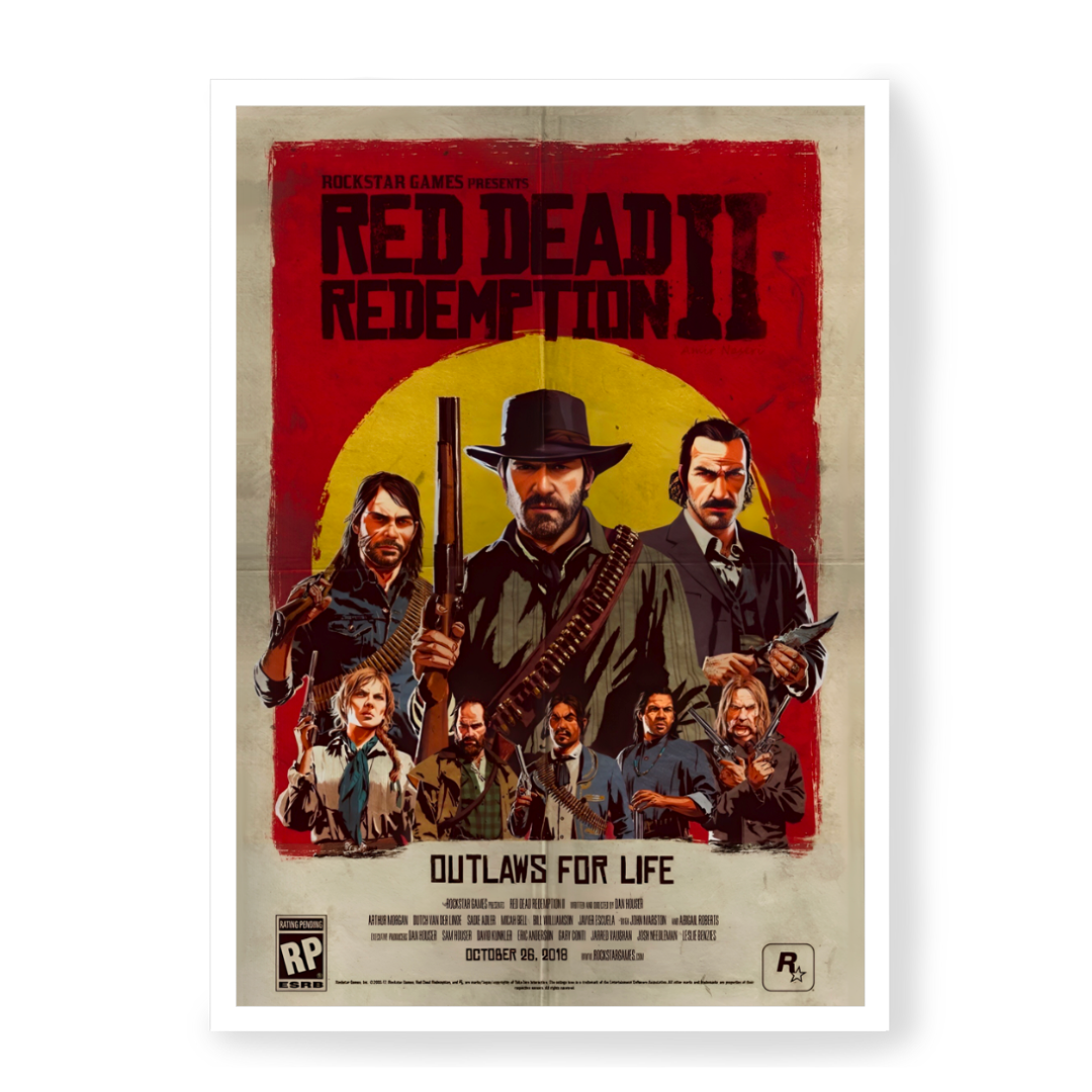 Plakat Red Dead Redemption II